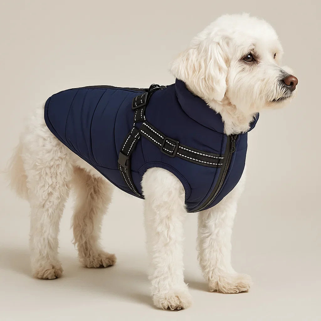 Dog Coat Harness Winter Walks