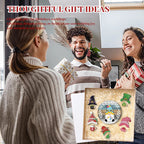 The best Christmas decorationsInterchangeable welcome sign with wooden gnome