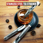 Stainless steel tea strainer