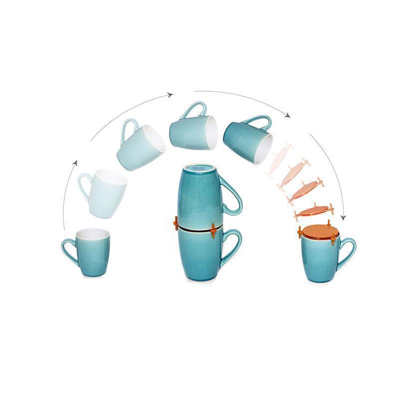Coffee Mug Organizers and Storage, (6-Pack)