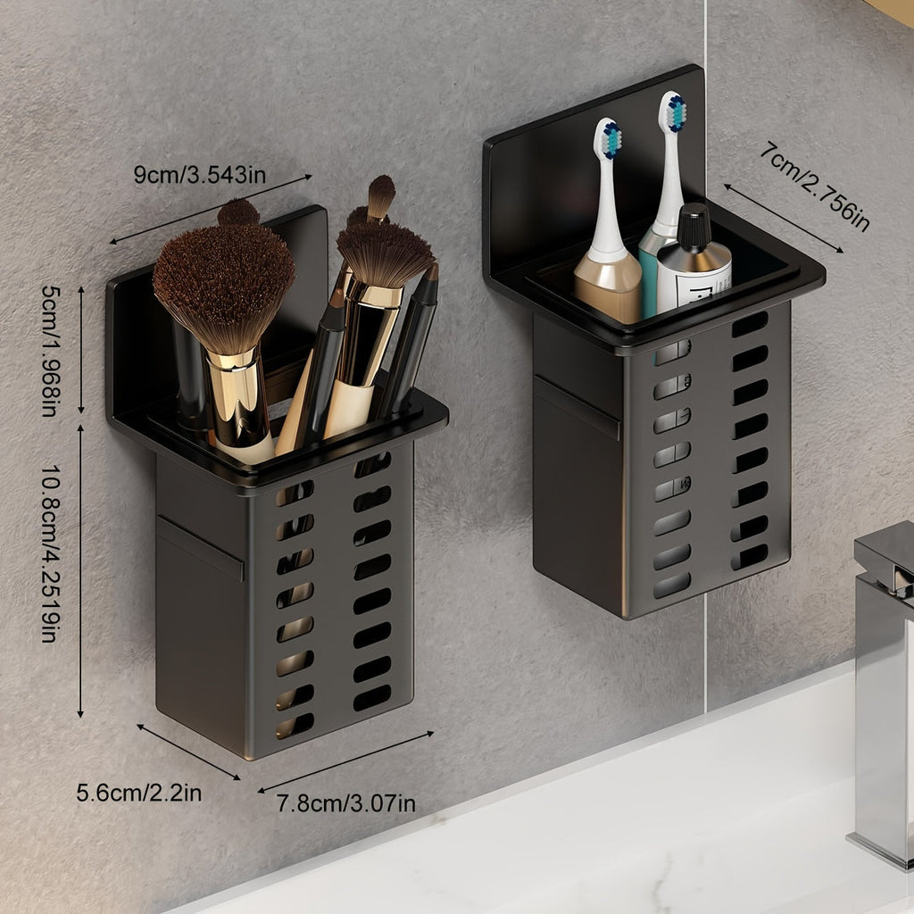 ChicStore - Black Wireless Wall Storage for Cosmetics
