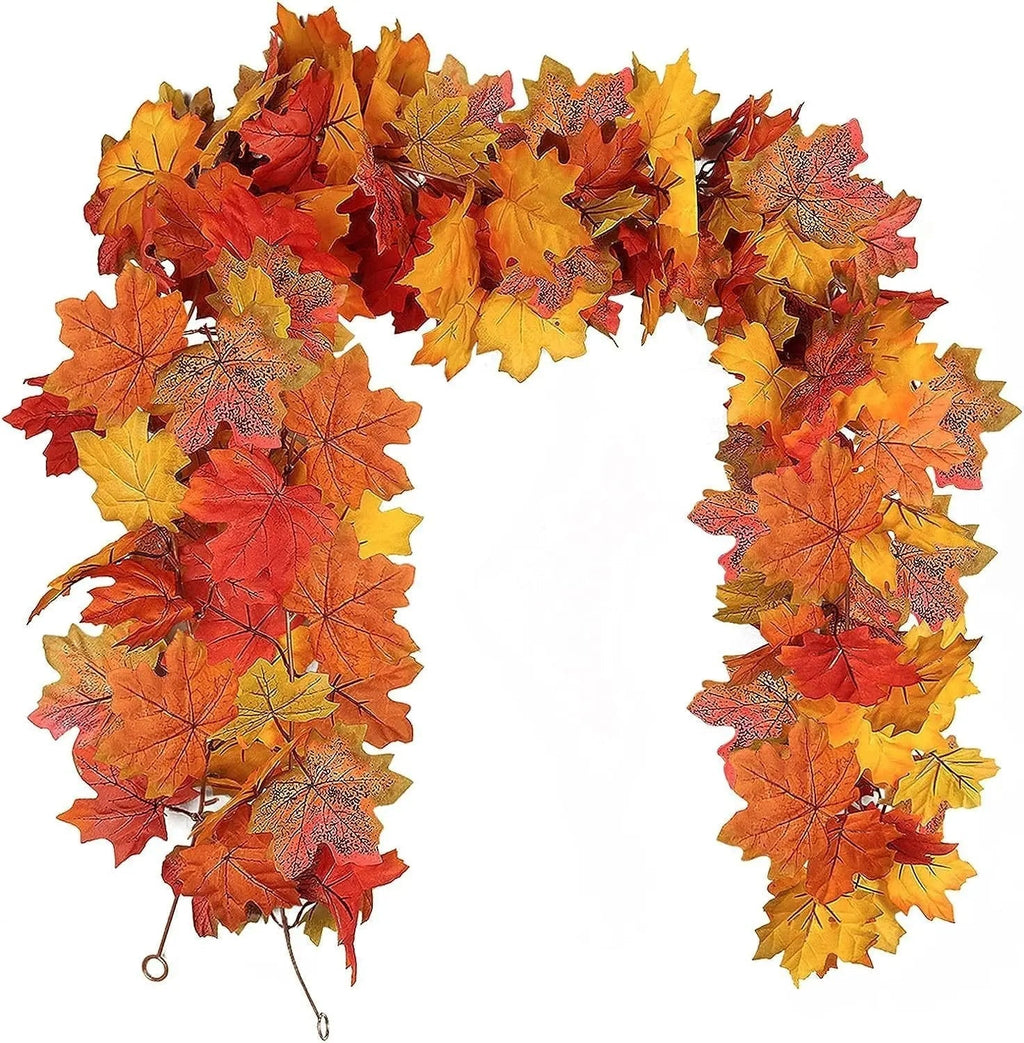 Halloween Autumn Wreath – Handmade Door Wreath with Pumpkins and Eucalyptus