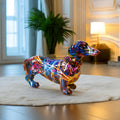 Graffiti Dachshund Sculpture