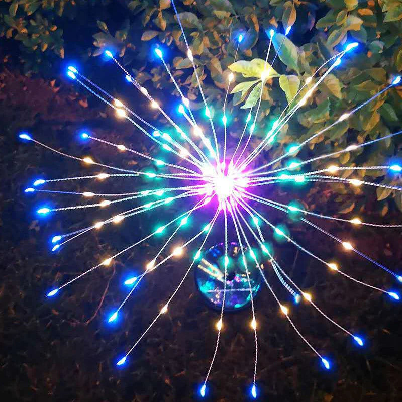 Waterproof Solar Garden Firework Lamp