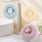Super soft bath ball with suction cup with sunflower