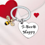 Honeybee keychain