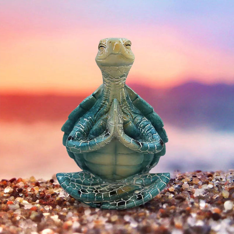Sea Turtle Meditation Home Decoration