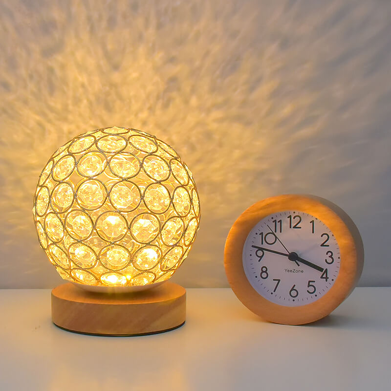 Modern Minimalist Round USB rechargeable LED table lamp