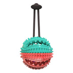 Round Food-Dispensing Puzzle Ball for Dogs
