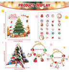 Christmas DIY Crystal Santa Blind Box Jewelry