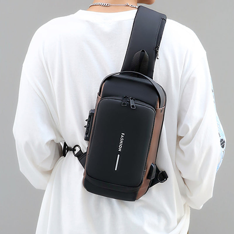 Casual Multifuntional Anti-theft Chest Bag for Men
