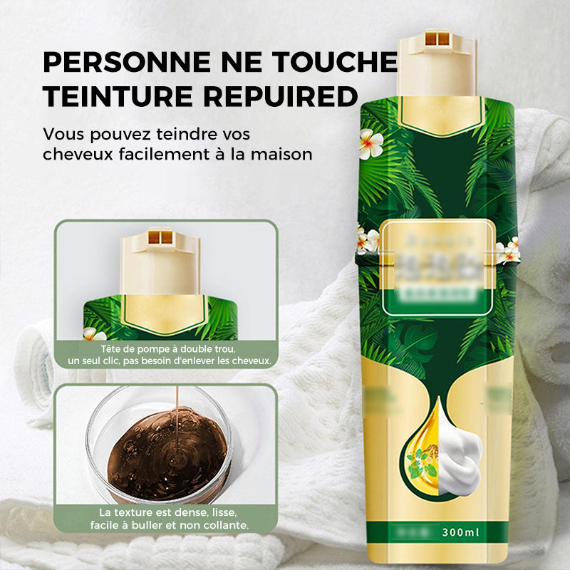 Foam shampoo for hair coloring