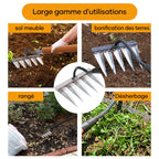 Multifunctional garden weed grabber