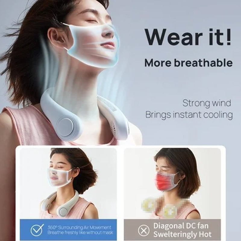 New portable neck fan