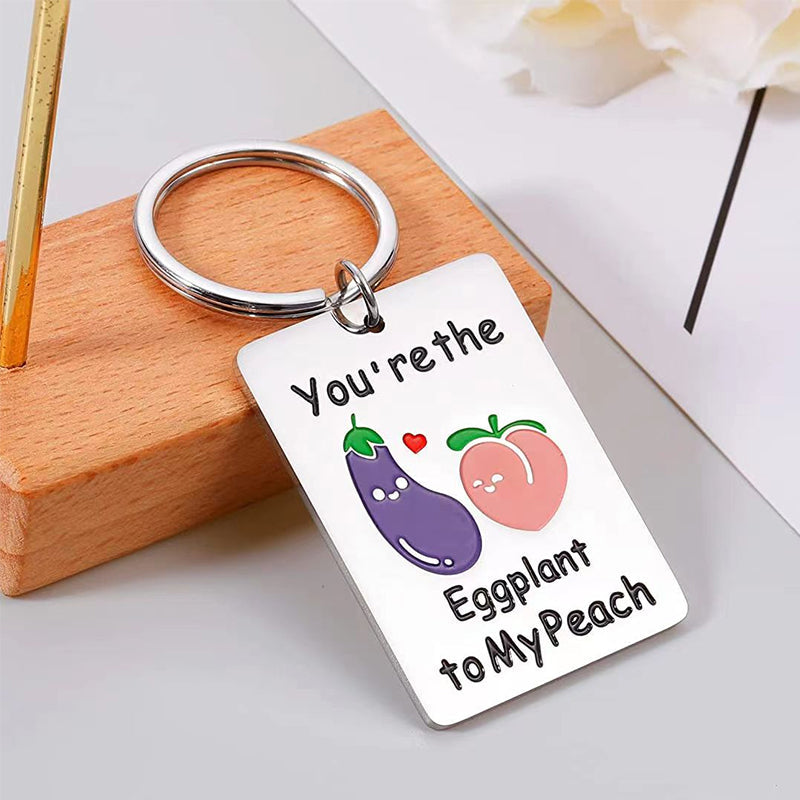 You are the eggplant to my peach