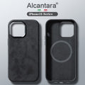 Italian Alcantara Magnetic Case for Iphone
