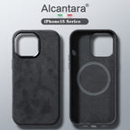 Italian Alcantara Magnetic Case for Iphone