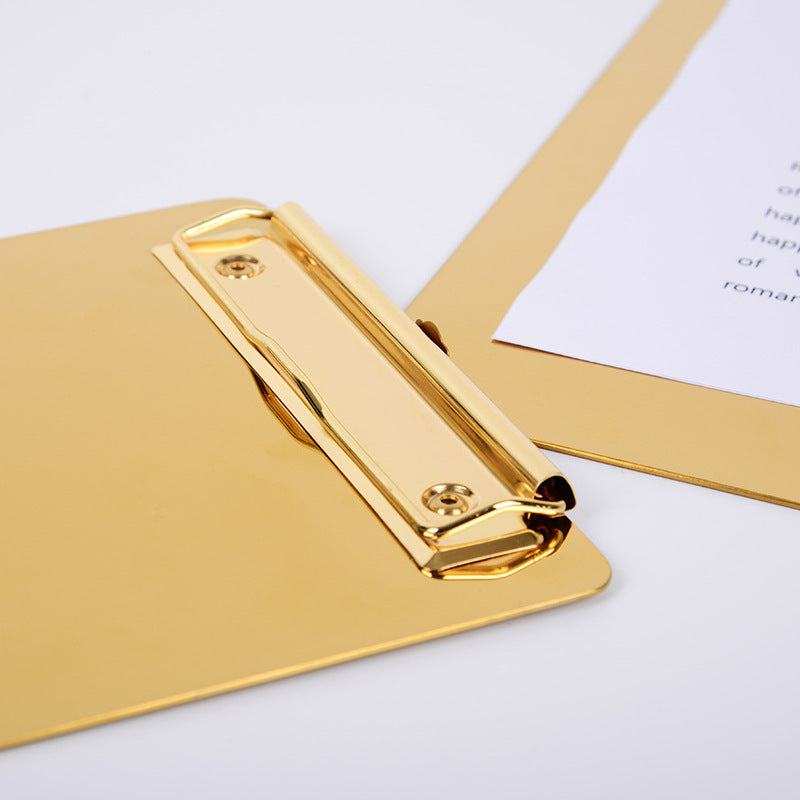 Stylish Golden Clipboards