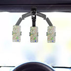 Rotatable Multifunctional Sun Visor Cell Phone Holder