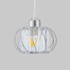 Pendant Light Black Glass Globe Ceiling Fixture