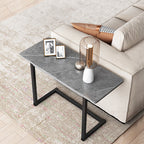 ModernoCurve C-Side Table | MDF Tabletop | Modern Design | Space-saving | Perfect for Living Room & Bedroom