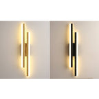 LuxLine Modern LED Wall Lamp | Minimalist Design | Iron & Acrylic | Dimmable Light