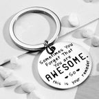 Inspiring best friend keychain