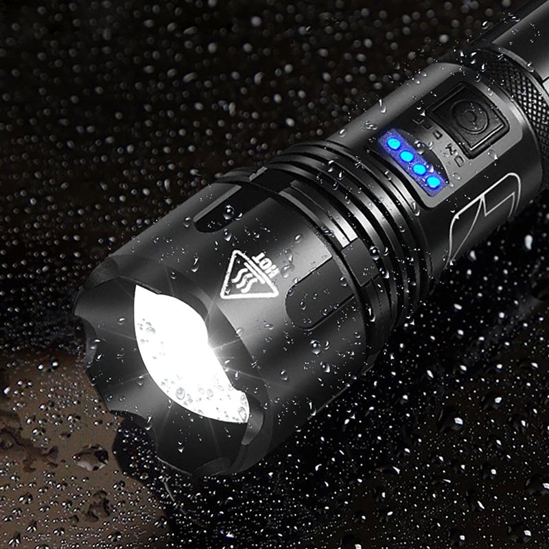Waterproof military laser flashlight