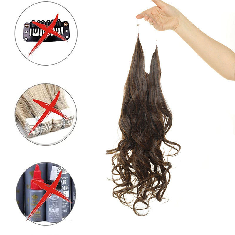 Long Curly Wavy Synthetic Hair Wigs