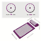 Ultimate acupuncture massage mats and pillow set