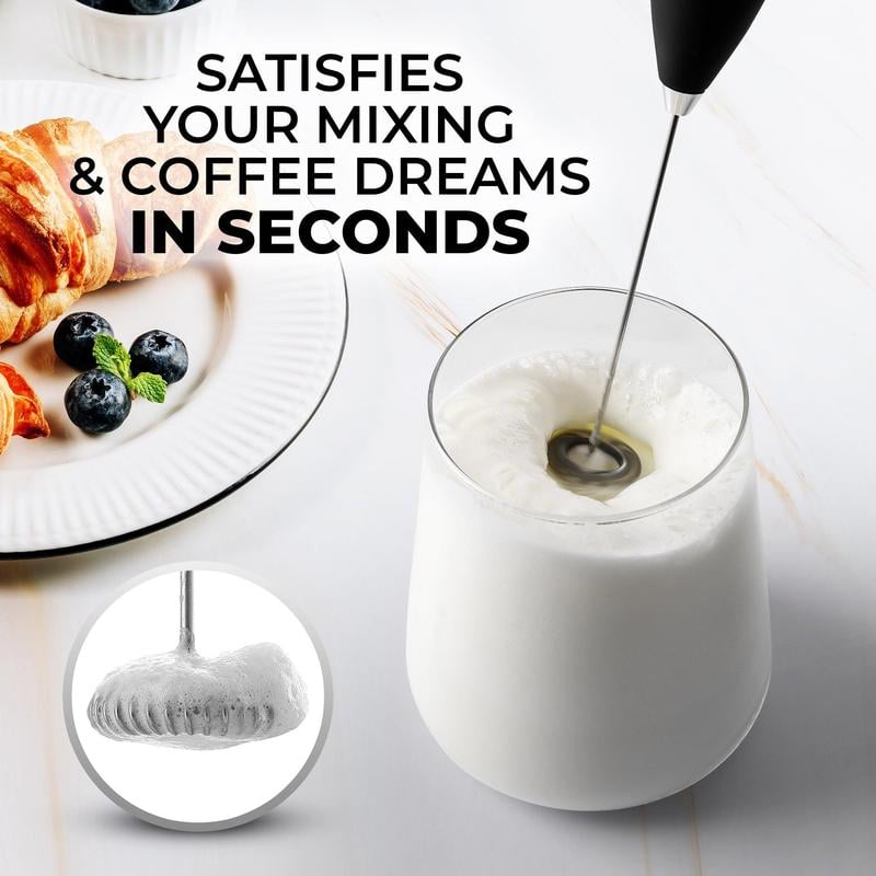 Powerful Milk Frother with Stand