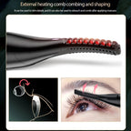 Rechargeable heated eyelash curler