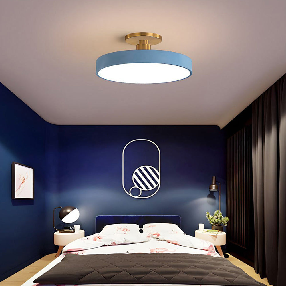 Modern LED Semi Flush Mount Ceiling Light | Energy-Saving. Durable Design for Hallway. Dining Room & Living Room