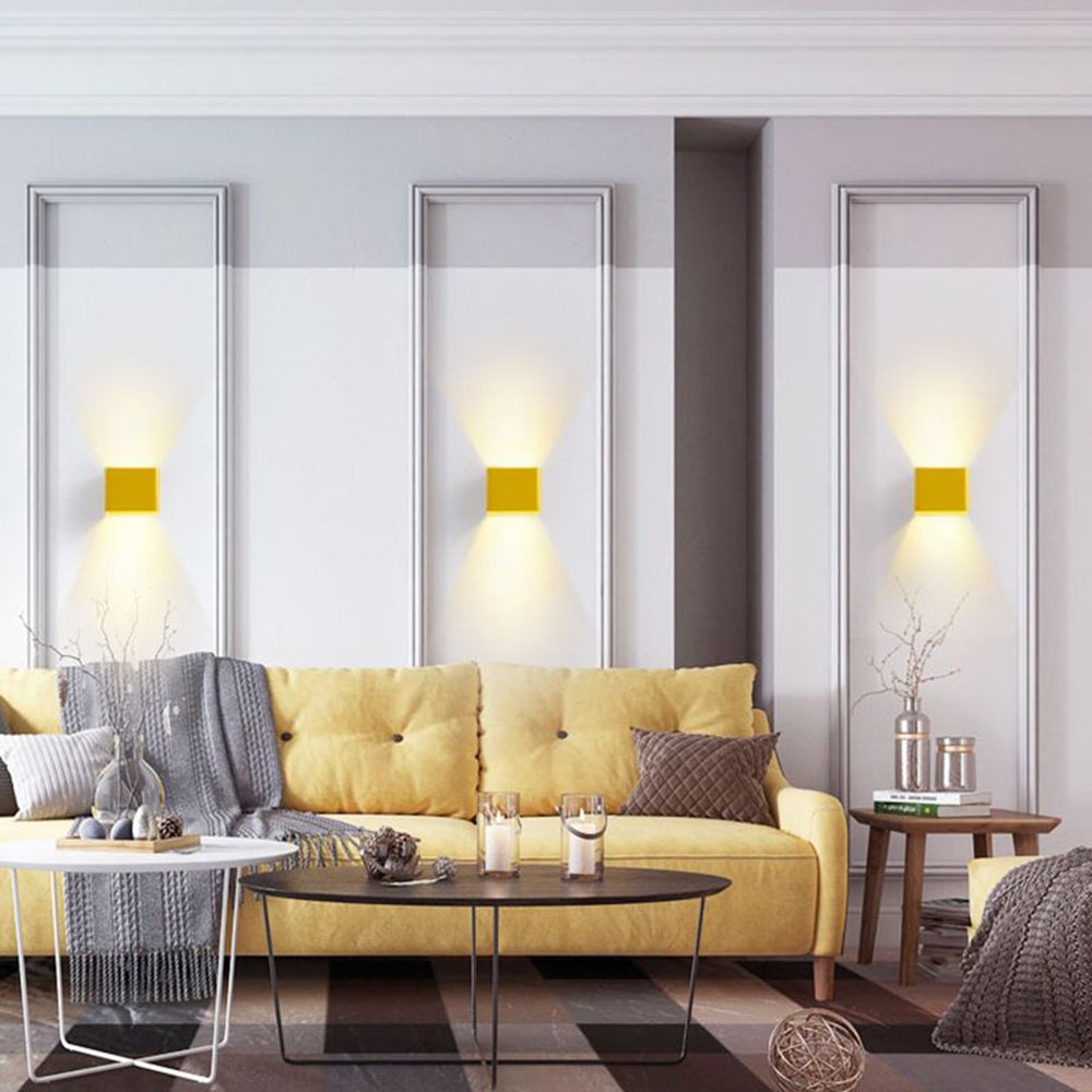 Modern square wall light