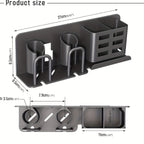 BristleHub Wall-Mounted Electric Toothbrush Holder – Aluminium Bathroom Organiser with Drainage Holes