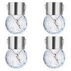 Multicolor Crackle Glass Hanging Solar Light