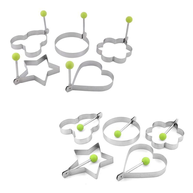 Stainless steel frying egg molds