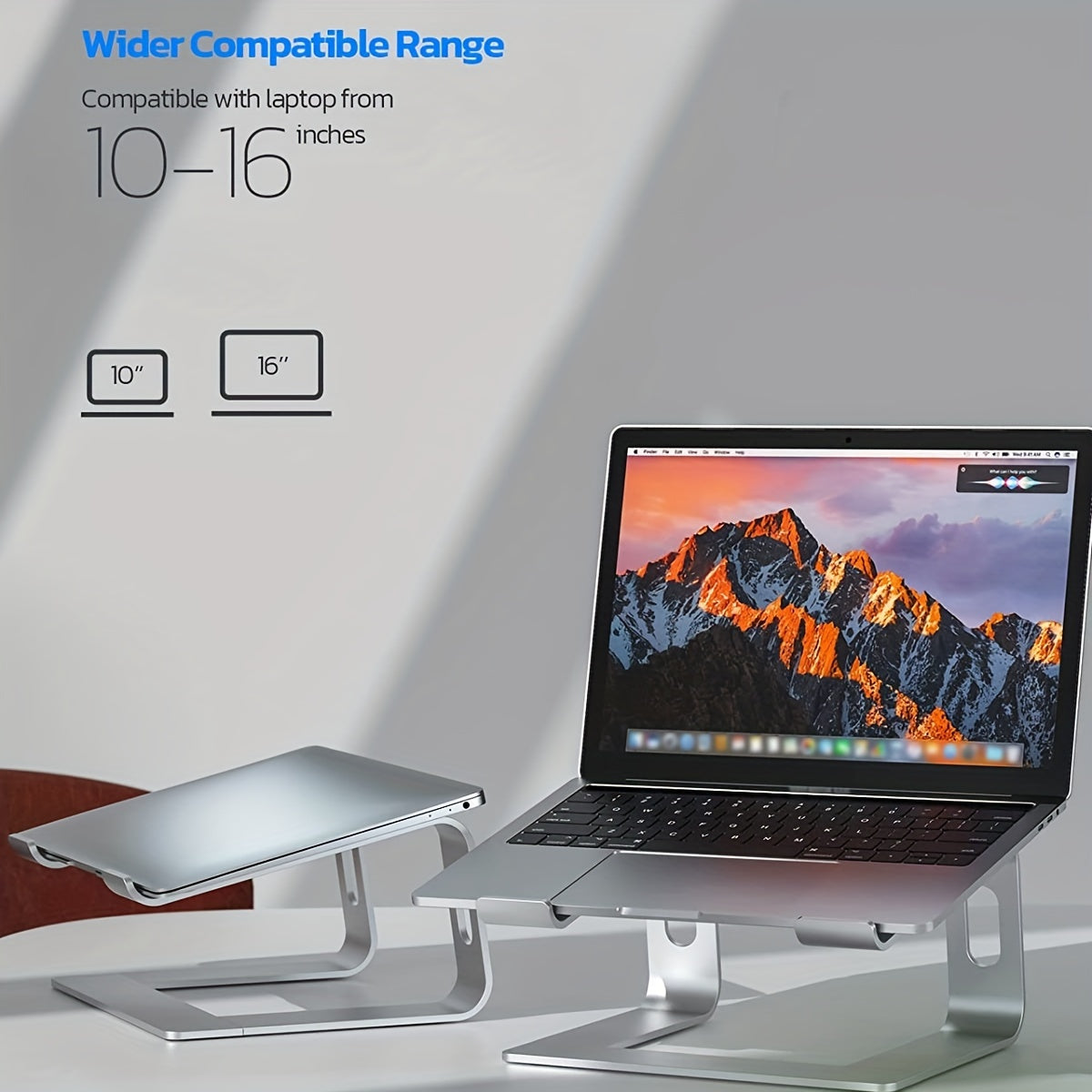 Aluminium Laptop Stand – Ergonomic and Ventilating