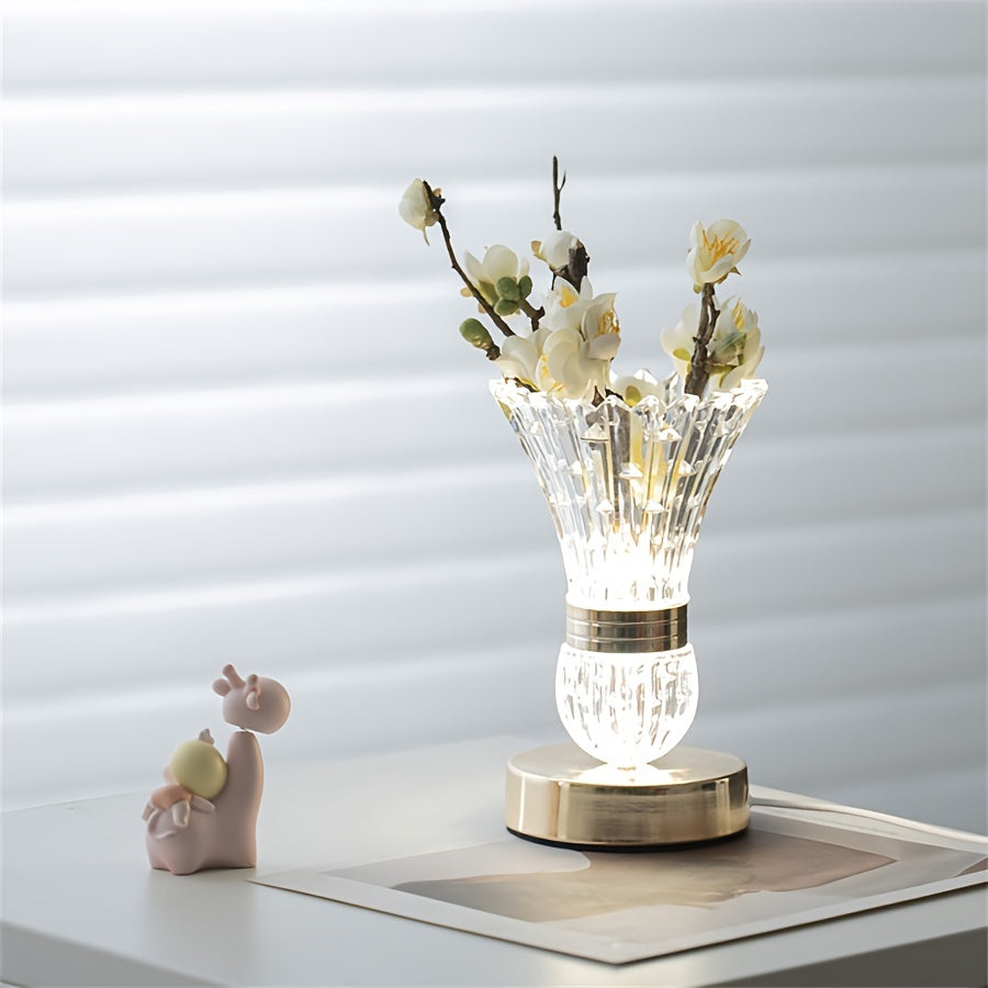 VaseLight - LED Crystal Table Lamp with Dimmable Atmosphere