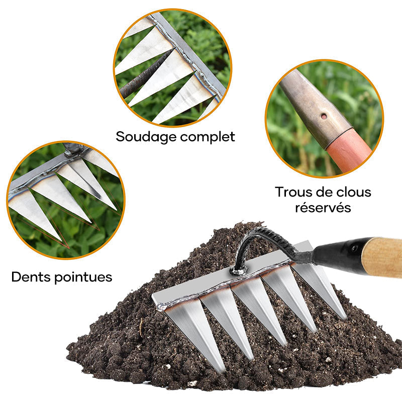 Multifunctional garden weed grabber
