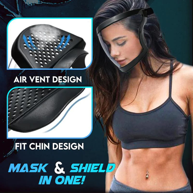 Full face protection industrial mask for pesticide spray