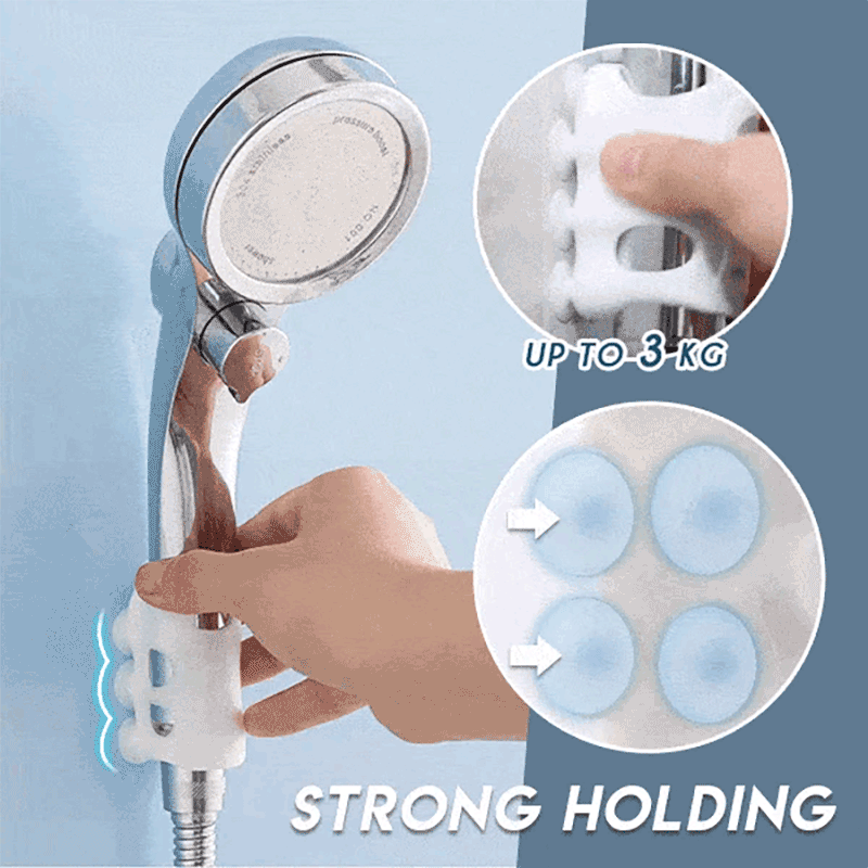 Hands-free shower head holder