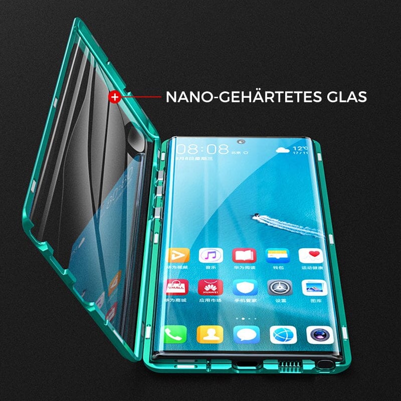 Samsung magnetic tempered glass double-sided phone case