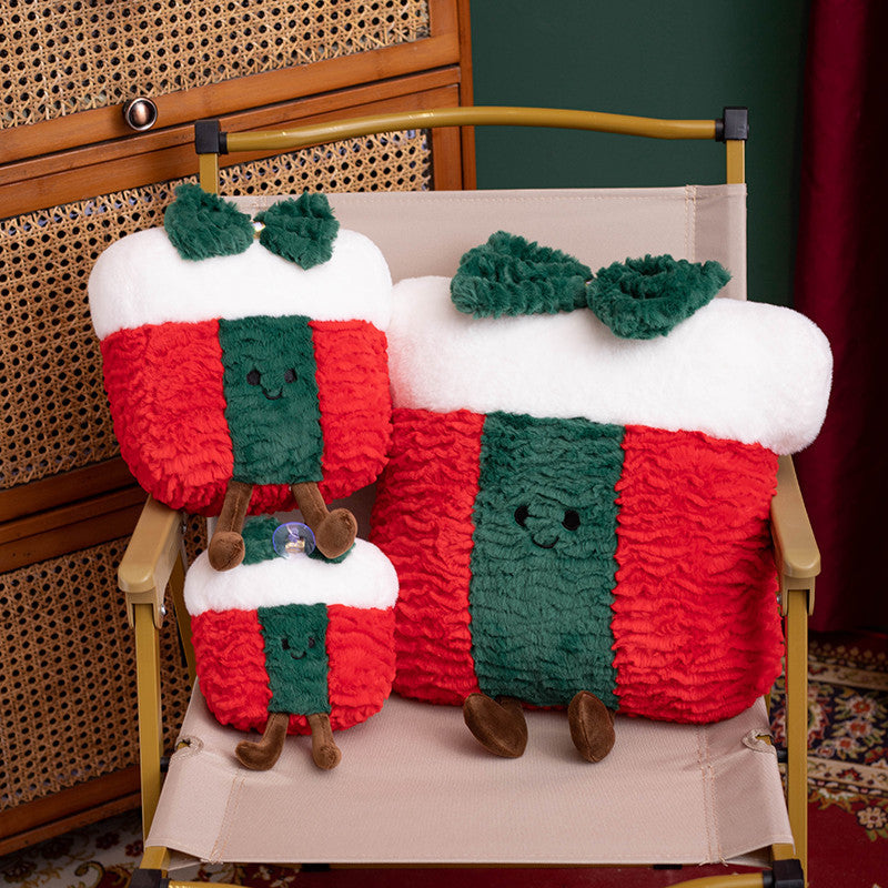 Christmas Gingerbread Man Plush Cushion Pillow