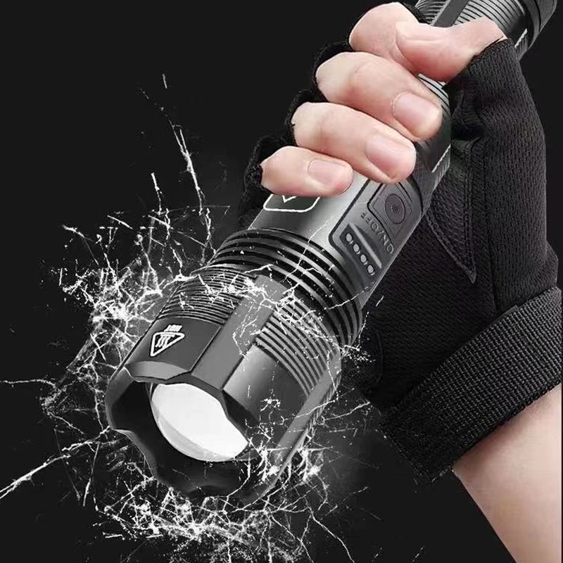 Waterproof military laser flashlight