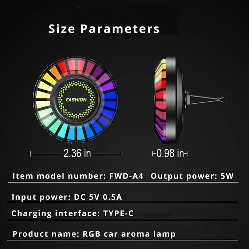 Vehicle Rhythm Scented Lamp