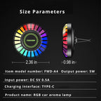 Vehicle Rhythm Scented Lamp