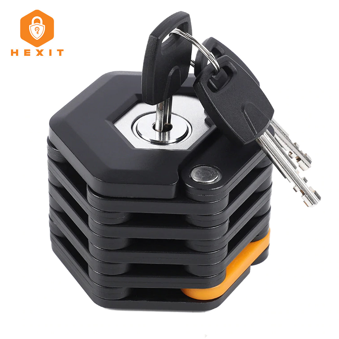 HEXIT™ FoldLock - Compact and Lightweight Bike Lock