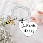 Honeybee keychain