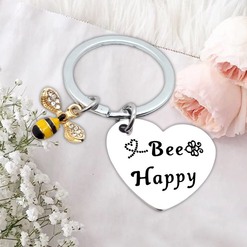 Honeybee keychain
